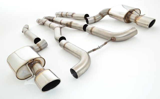 Friedrich Motorsport 2x90mm Duplex-Rennsportanlage Audi RS6 4F Quattro