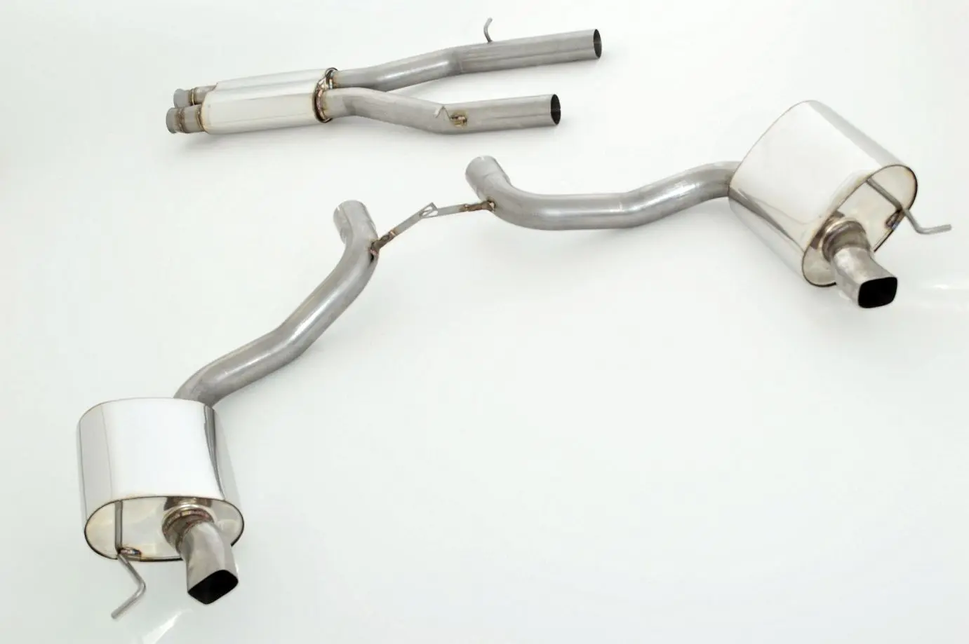 Friedrich Motorsport 2x76mm Duplex-Anlage Edelstahl 
