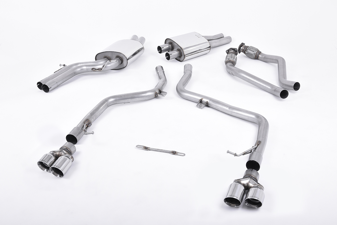 Milltek Komplettanlage (non-resonated) für Audi S4 B8 3.0TFSI