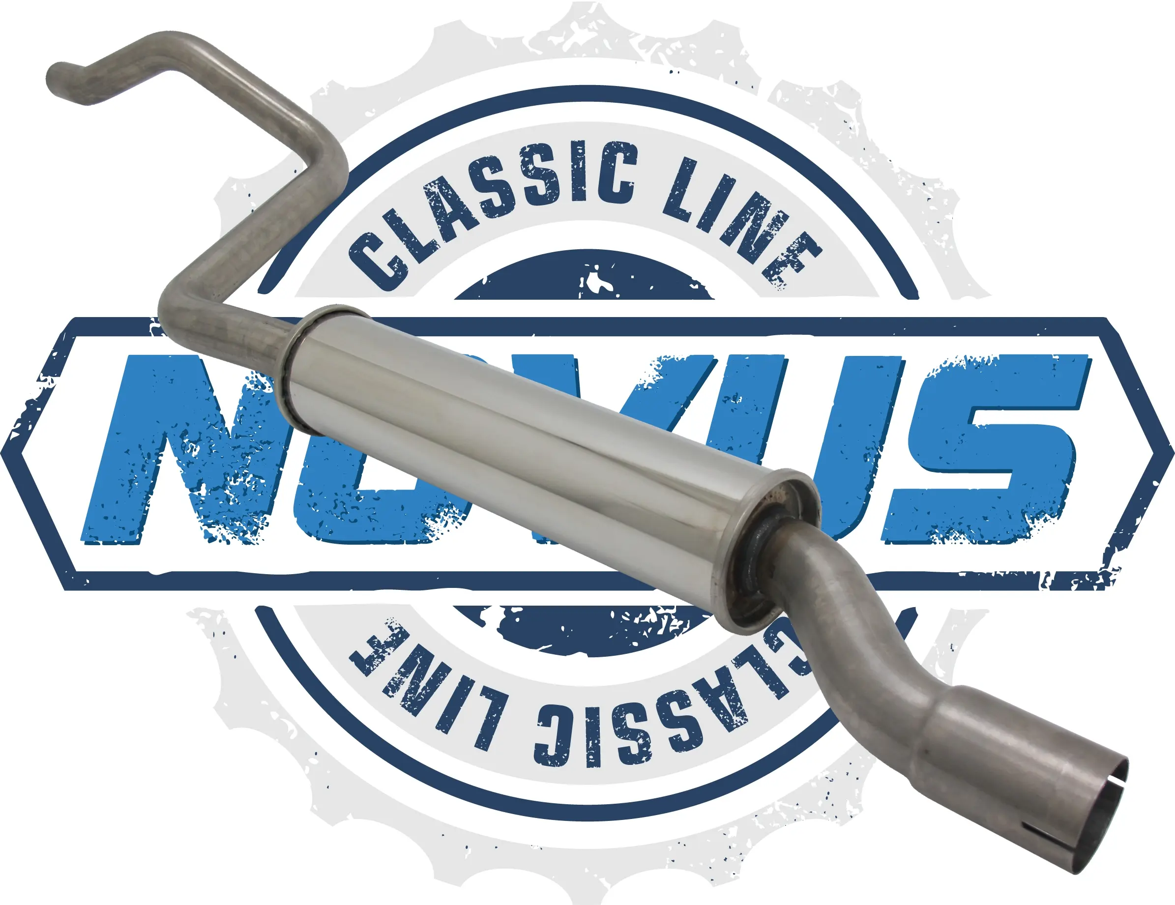 Novus Classic Line Edelstahl Vorschalldämpfer für Golf 1 Cabriolet 1.8 2H