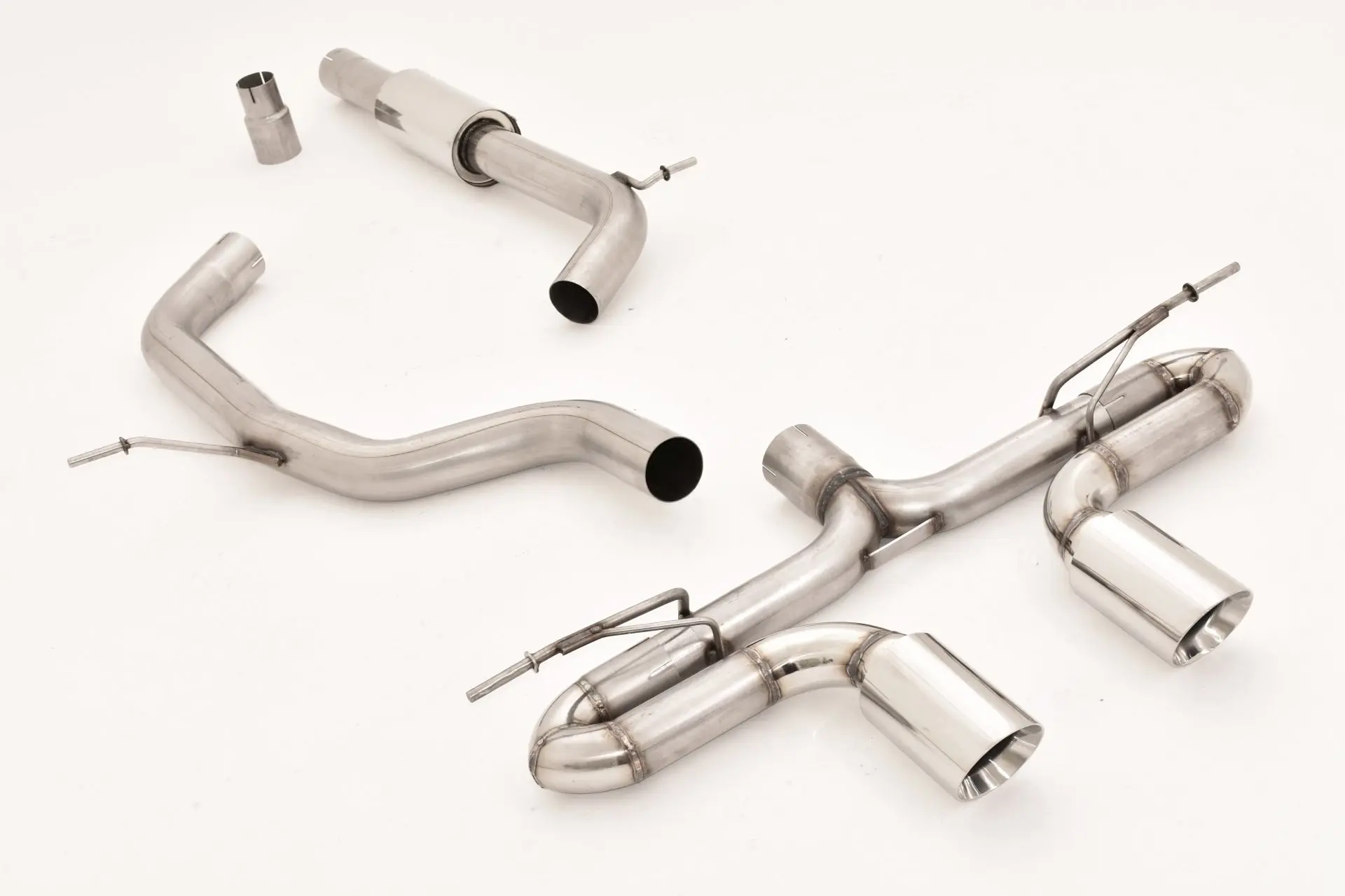 Friedrich Motorsport 76mm Duplex-Anlage Edelstahl 