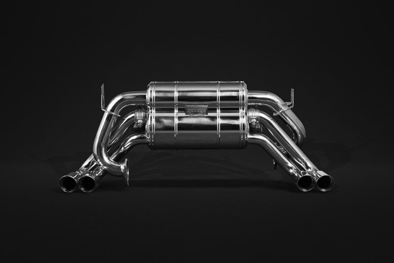 Capristo Komplettanlage inkl. Klappensteuerung ohne Gutachten für Ferrari Testarossa/512TR/512M mit OEM-Kat