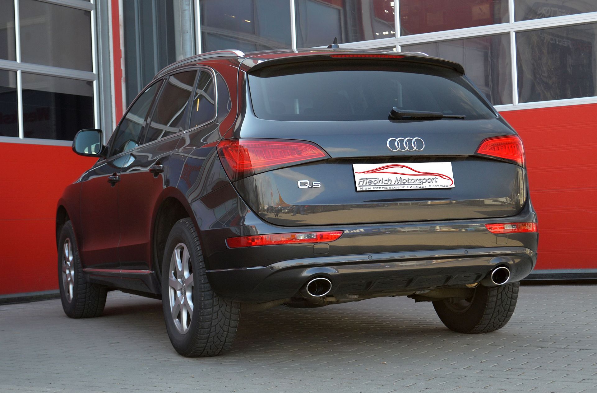 Friedrich Motorsport 76mm Duplex-Anlage Audi Q5 8R Quattro 