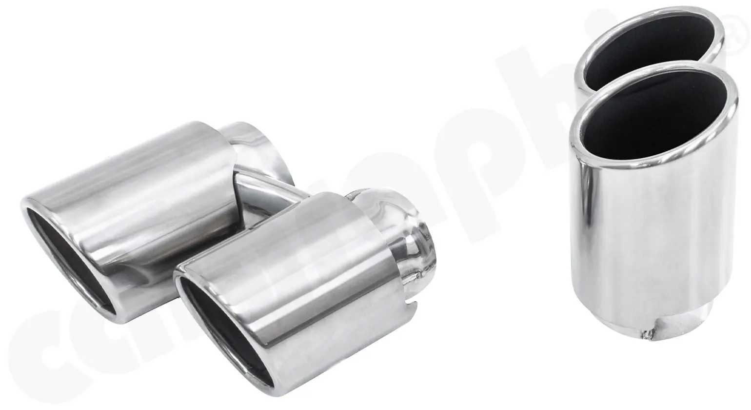 CARGRAPHIC Sport Endrohre für Porsche 997/991 Bild