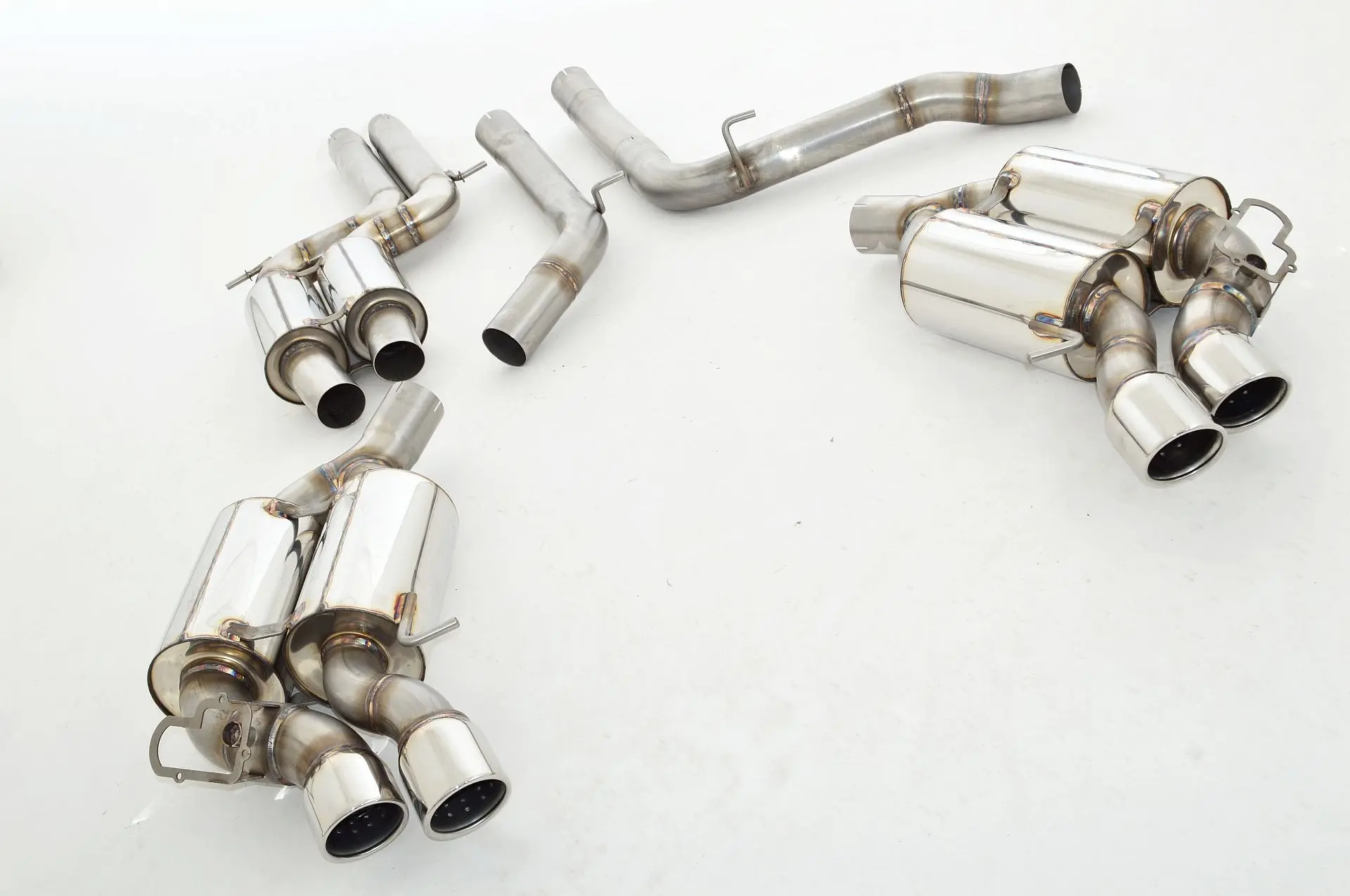 Friedrich Motorsport 2x76mm Duplex-Anlage Edelstahl