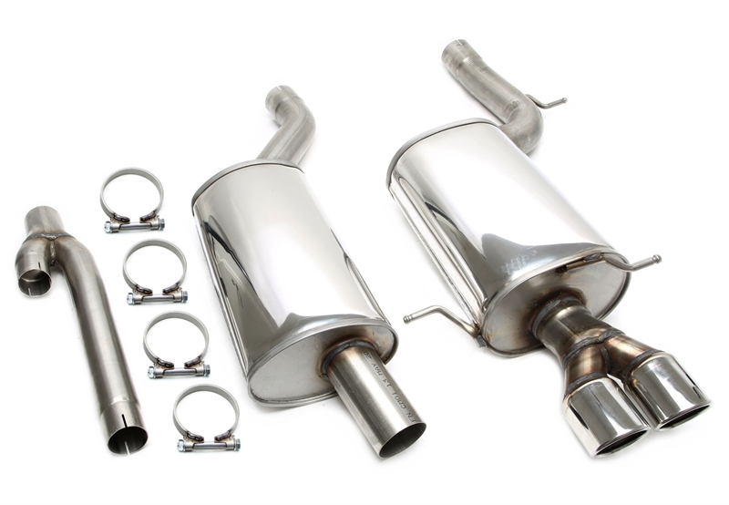 TA Technix Edelstahlanlage 2x80mm passend für Audi A4/S4 Limousine, -​Avant, Typ B5