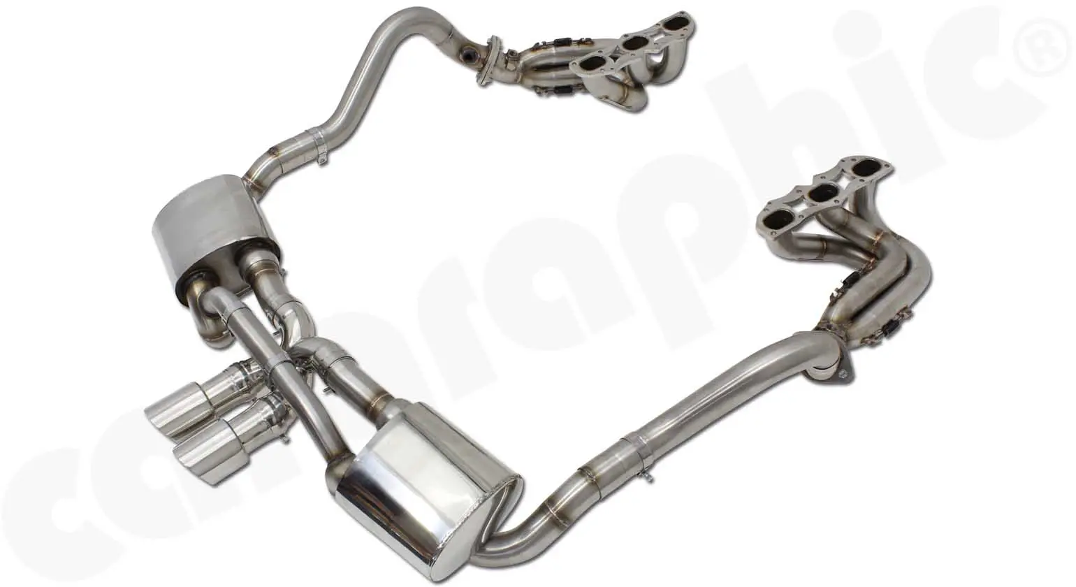 CARGRAPHIC Abgasanlage für Porsche 981 Foto