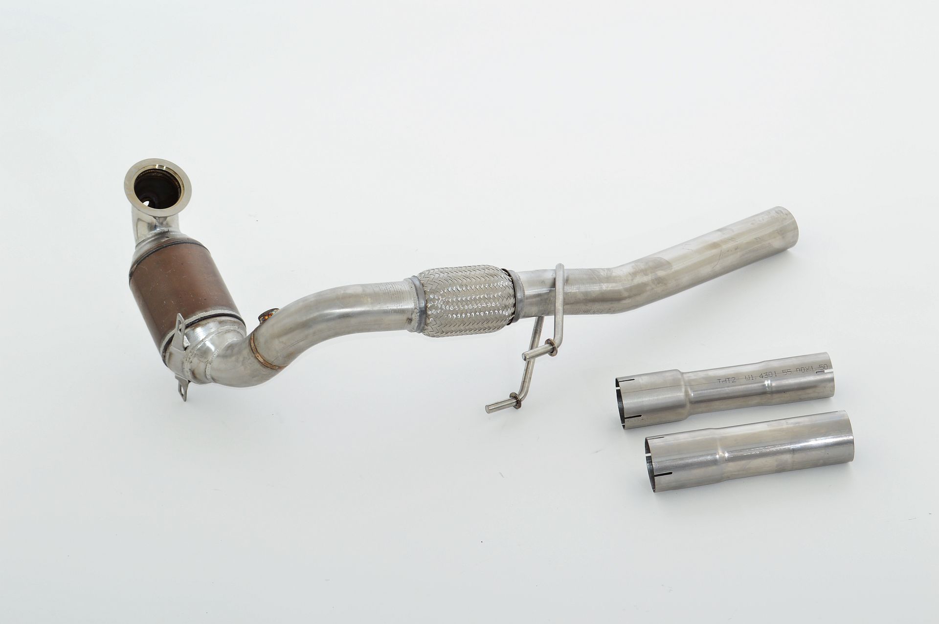 Friedrich Motorsport 63.5mm Downpipe mit Sport-Kat. Edelstahl