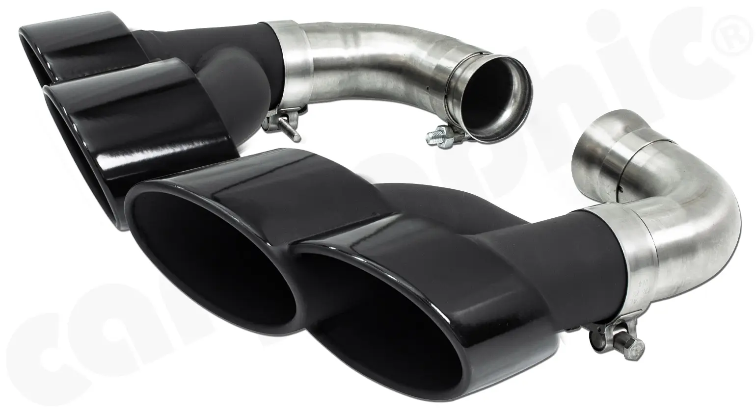 CARGRAPHIC Doppelendrohre für Porsche Cayenne Bild