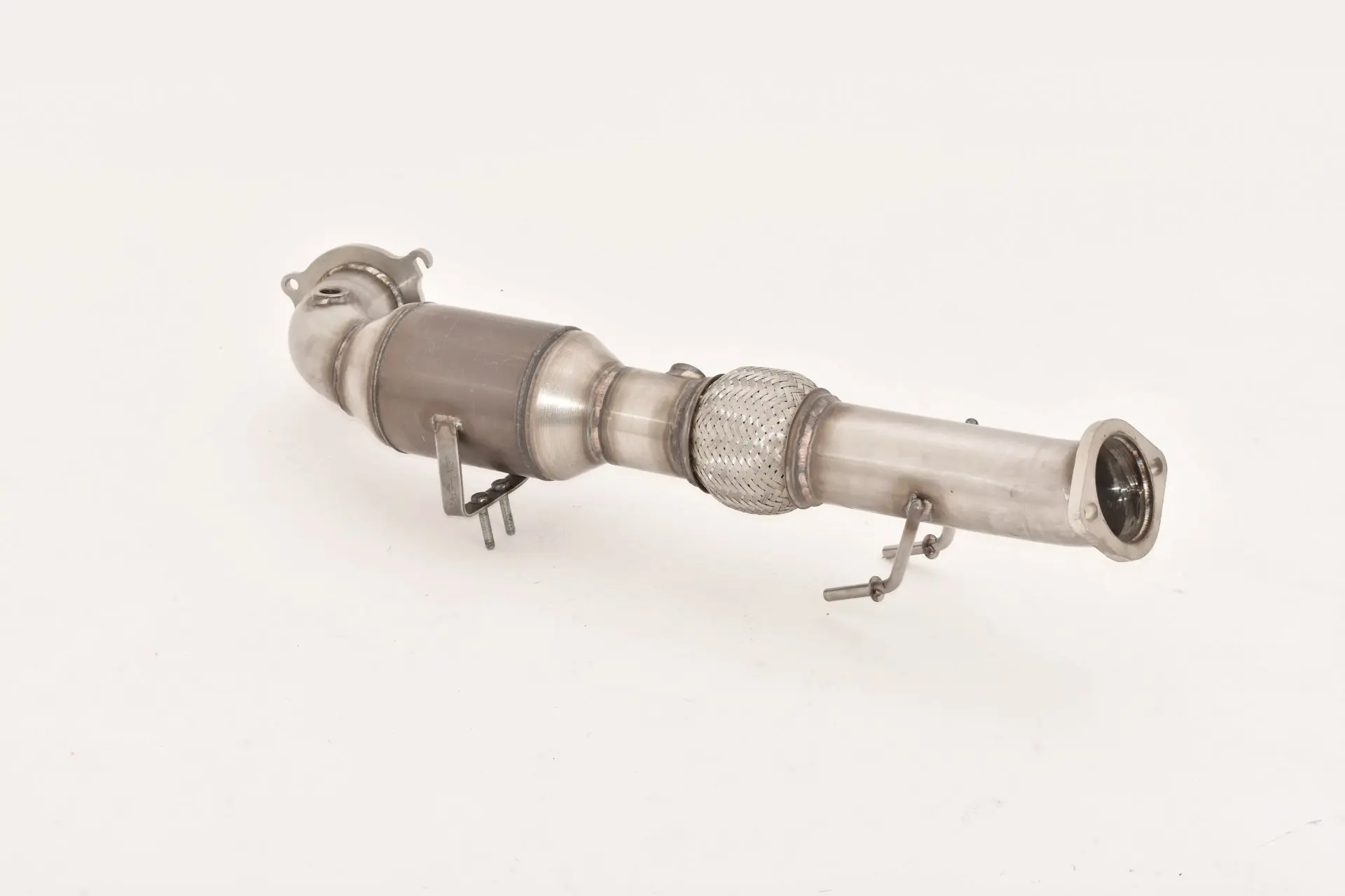 Friedrich Motorsport 76mm Downpipe mit 200 Zellen HJS Sport-Kat. Ford Kuga II 