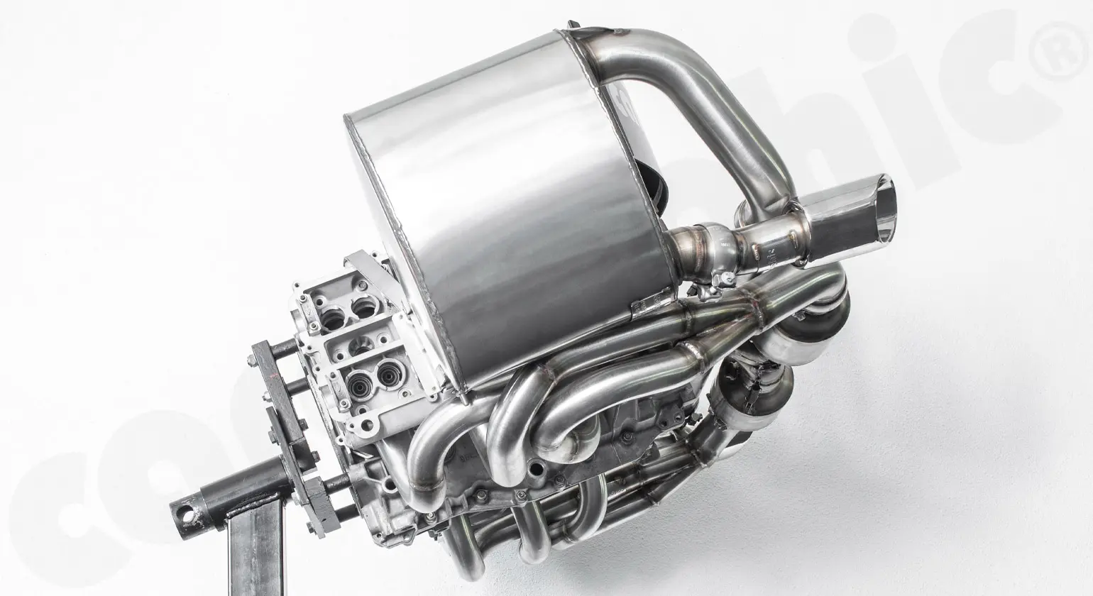 CARGRAPHIC R-Sportabgasanlage für Porsche 996.2 GT3 Details