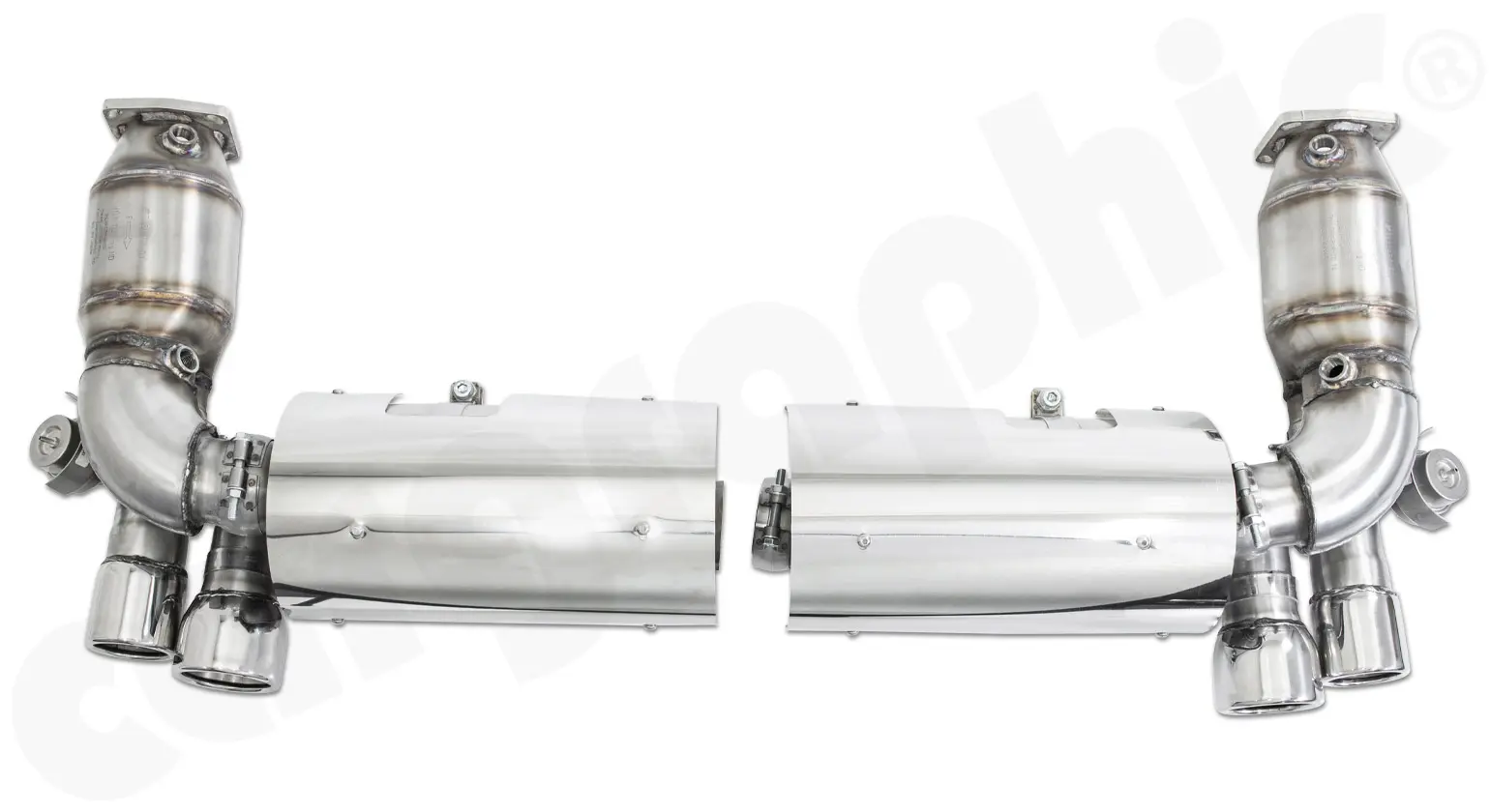 CARGRAPHIC Sportauspuff für Porsche 996 Turbo GT2 Tuning