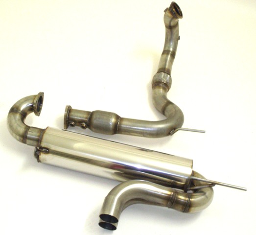 Friedrich Motorsport 3 Zoll (76mm) Rennsportanlage mittig Opel Speedster