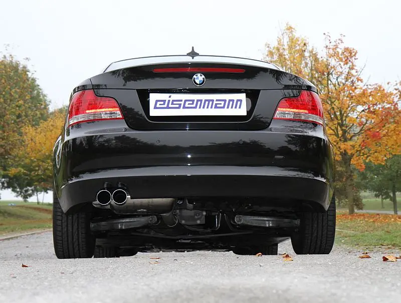 Eisenmann Sportauspuff für BMW 1er E82 E88 125i 2x76mm EG-Genehmigung