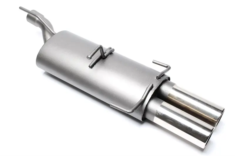 TA Tech­nix Sportend­schall­dämp­fer 2x76mm pas­send für Opel Astra F-CC, Ka­dett E-CC