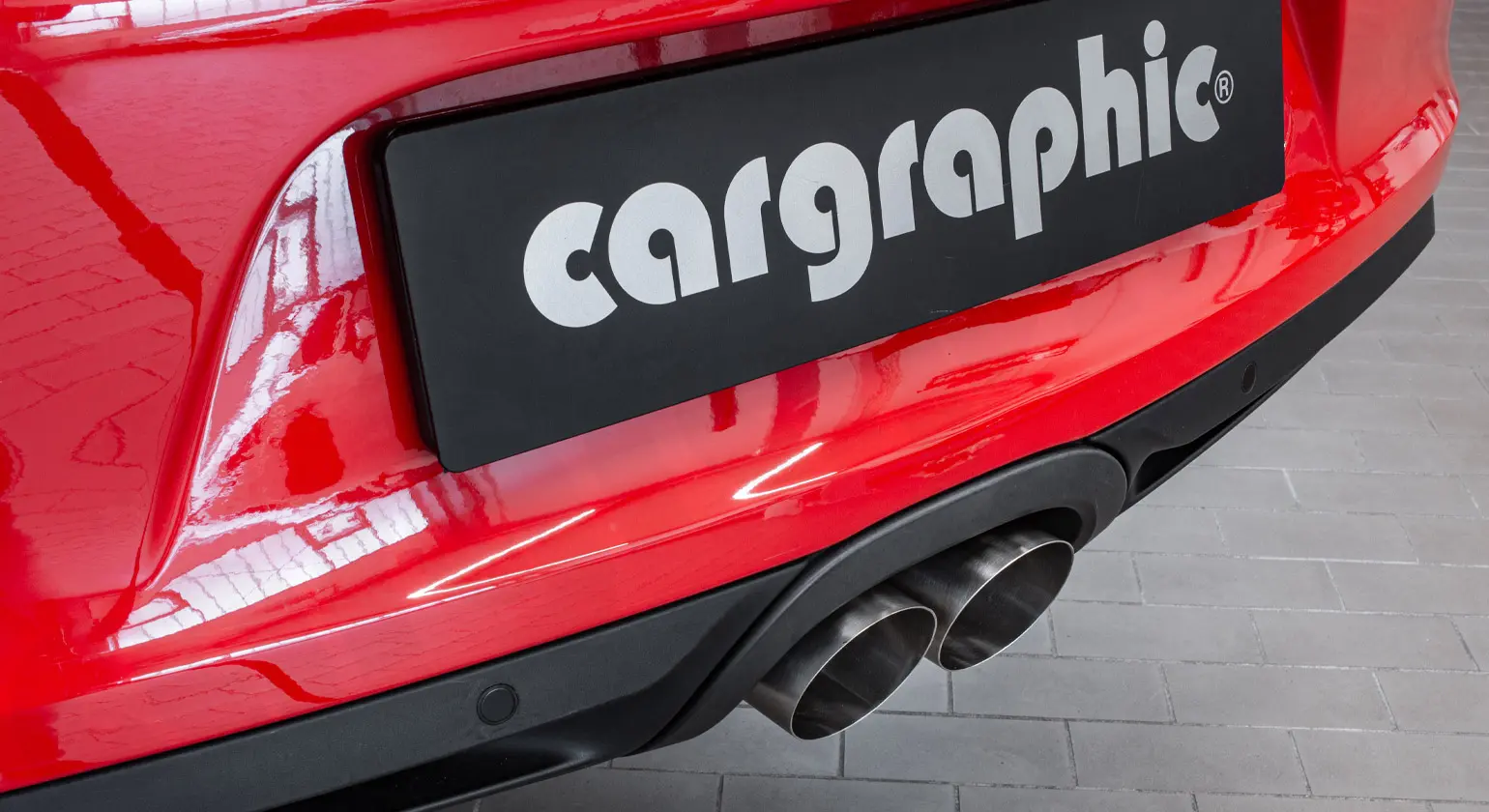 CARGRAPHIC Sport-Endrohr für Porsche 981 Anleitung