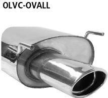 Bastuck Sportauspuff für Opel Vectra C 120x80mm, oval