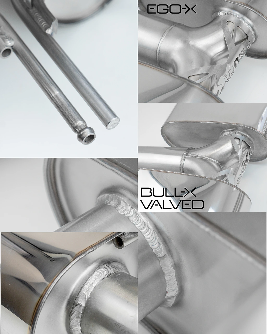 EGO-X/Bull-X Abgasanlage 3" für VW Golf 7 GTI/CS