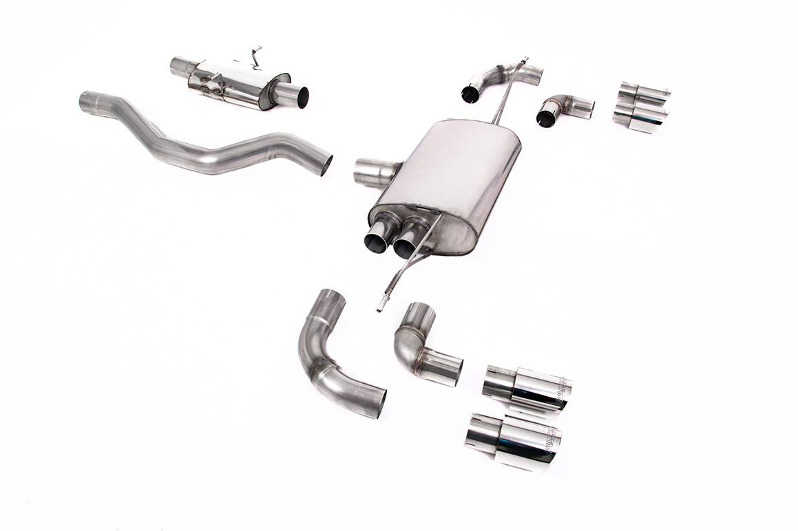 Milltek Komplettanlage resonated / ECE für Land Rover Defender 2 (Typ L663) 2.0 I4 P300 & P400e