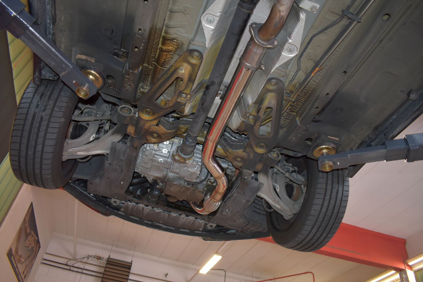Friedrich Motorsport  76mm Downpipe Edelstahl