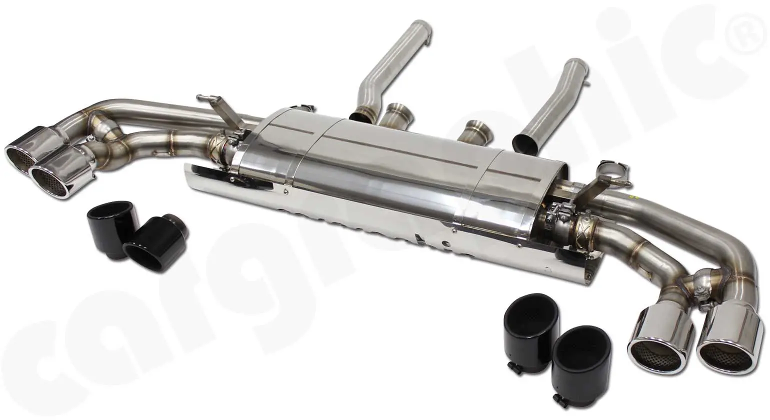 CARGRAPHIC Sport Endschalldämpfer für Porsche Cayenne Bild