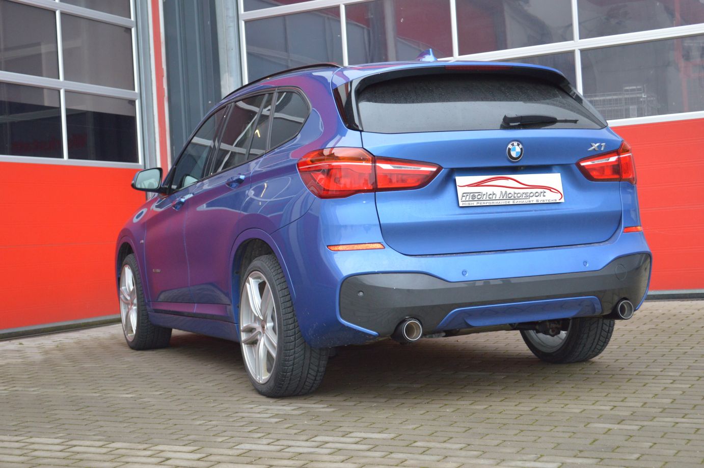 Friedrich Motorsport 76mm Duplex-Sportendschalldämpfer BMW X1 F48