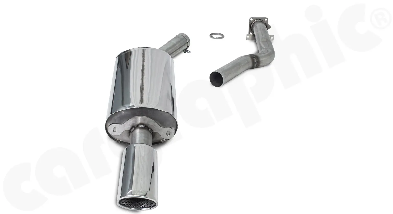 CARGRAPHIC Sport Endschalldämpfer für Porsche 924 günstig