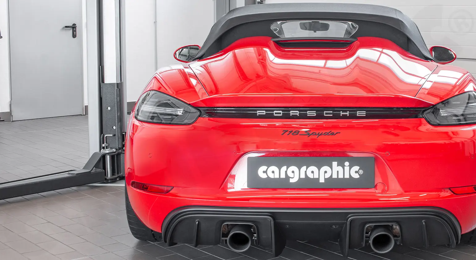 CARGRAPHIC Sport Endrohre für Porsche 718 